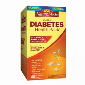 Nature made daily diabetes health pack 60 gói