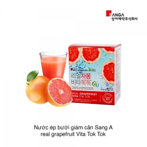 Nước ép bưởi giảm cân Sang A real grapefruit Vita Tok Tok 30 gói