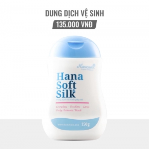 Dung Dịch Vệ Sinh Phụ Nữ Hana Soft & Silk 150ml chính hãng